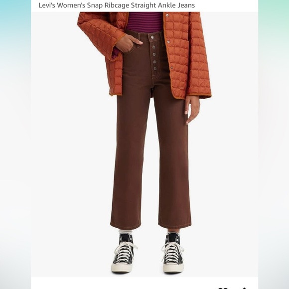 Levi’s Ribcage Straight Ankle Jeans - Picture 1 of 5